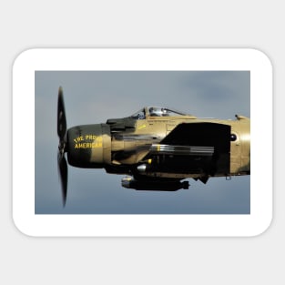 A1 Skyraider "The Proud American" Sticker